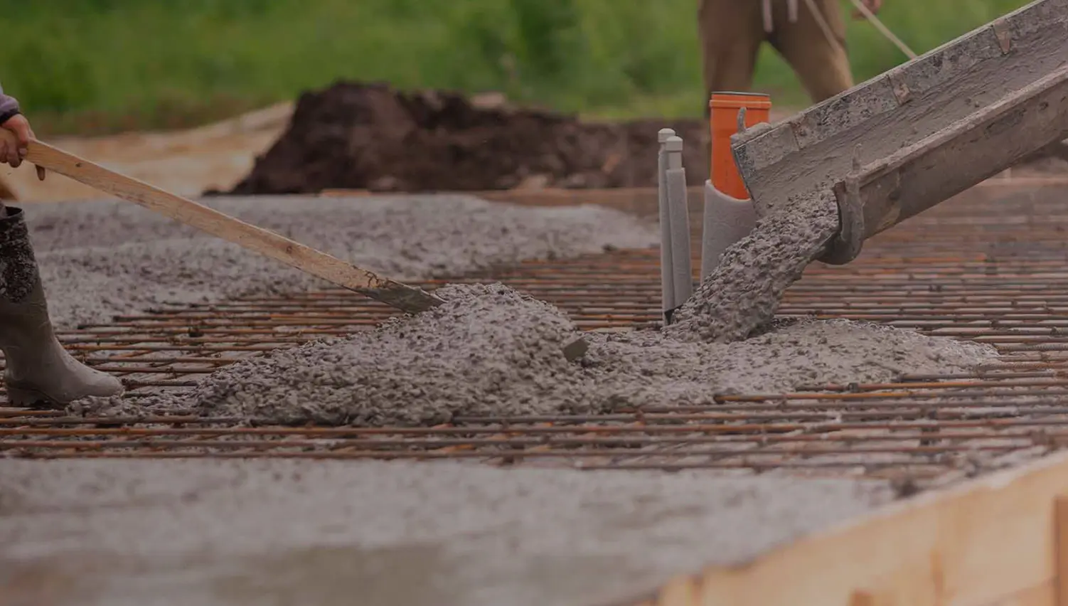 Plain concrete driveway in Melbourne with a smooth and durable finish